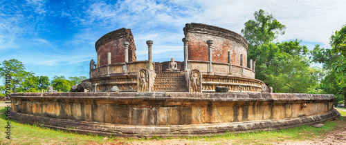 The Polonnaruwa Vatadage. Panorama photo