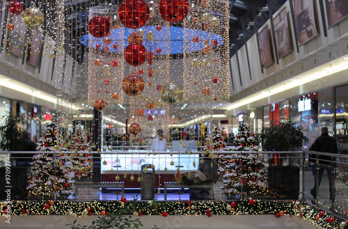 Cristmas decorations at shopping center