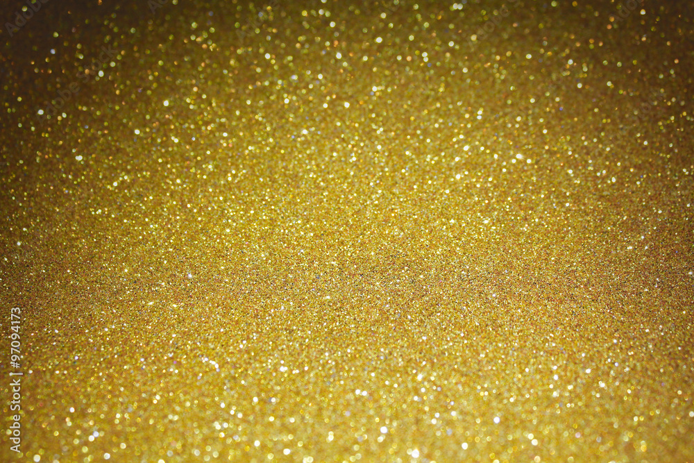 Gold glitter christmas background