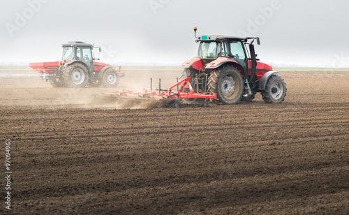  preparing land for sowing