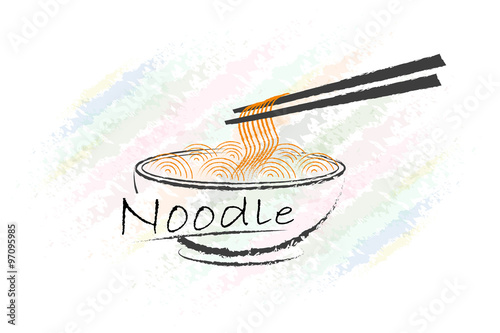 noodle logo design