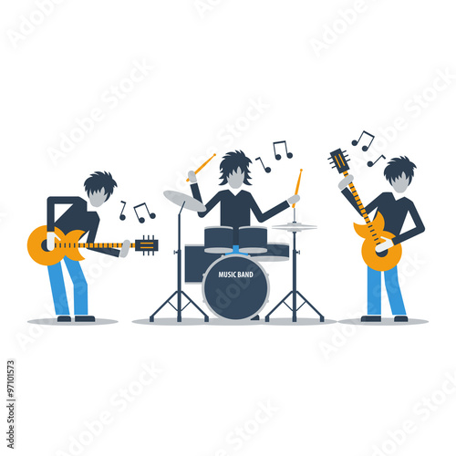 Rock music band