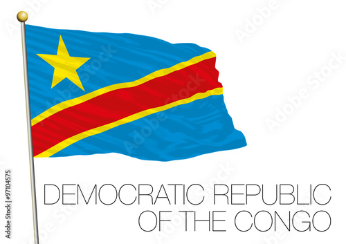 republic democratic of congo flag