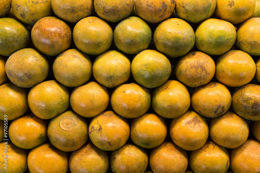 Orange selling at the market Orange selling at the market