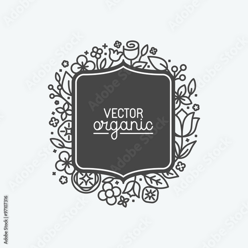 Vector simple and elegant logo design template