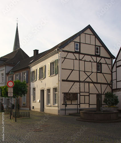 Brunnenplatz am Rathaus von Wachtendonk photo