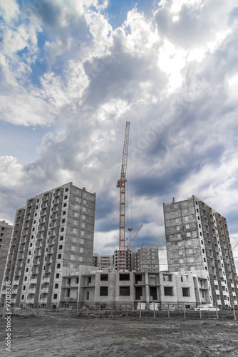 New flats and hoist crane