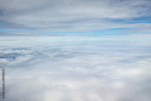 cloudscape in the air