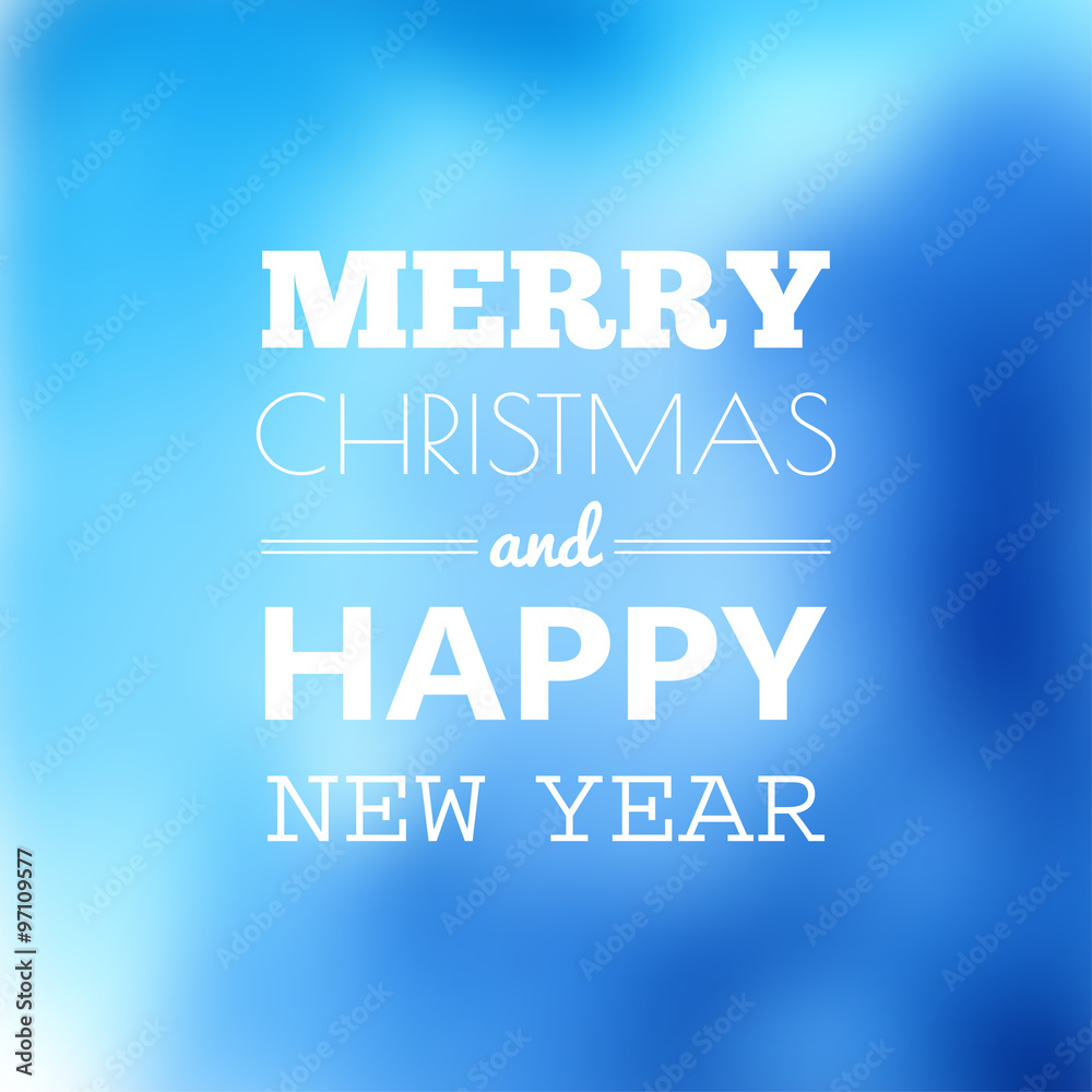 Christmas card with typography design Christmas card with typography design