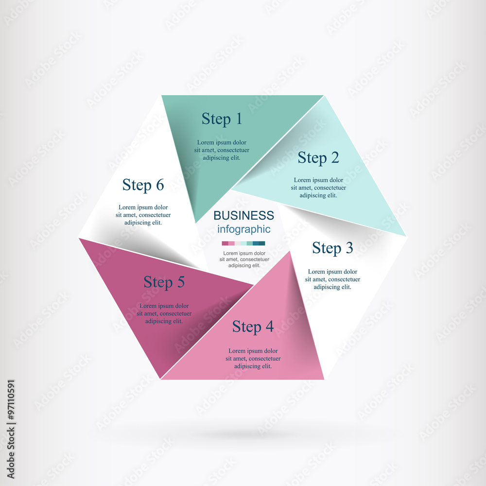 Vector infographic template Vector infographic template
