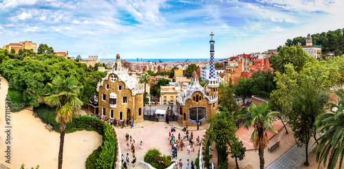 Park Guell in Barcelona, Spain #97111527