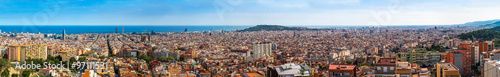 Panoramic view of Barcelona #97111531