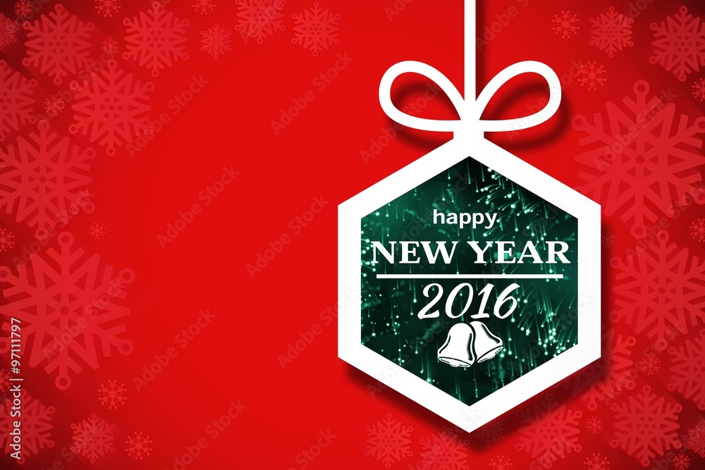 Composite image of happy new year message Composite image of happy new year message