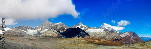 Alps mountain landscape in Switzerland