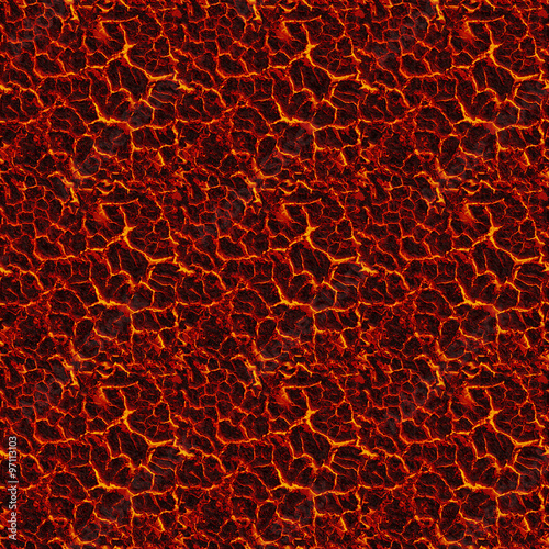 Seamless image of molten magma