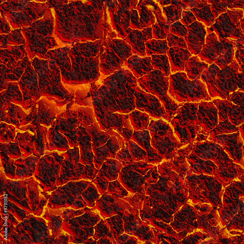 Volcanic lava. Seamless image
