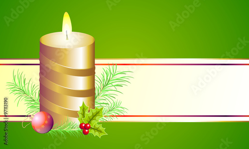 Christmas candle