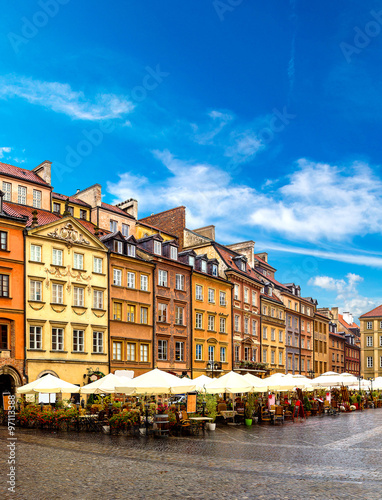 Old town square in Warsaw #97113388