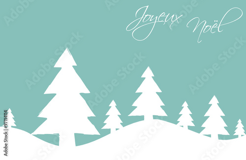 Carte Voeux Joyeux Noel