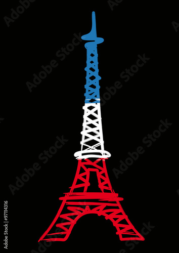 Tour Eiffel_Bleu Blanc Rouge