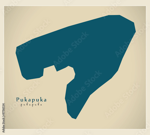 Modern Map - Pukapuka CK photo