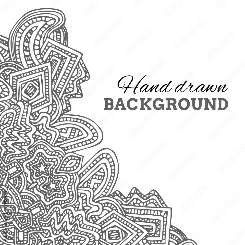 monochrome hand drawn background. monochrome hand drawn background.