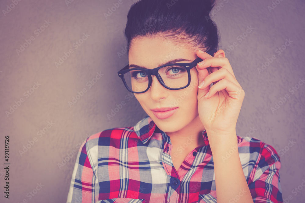 Portrait of beauty and intelligence. Portrait of beauty and intelligence.
