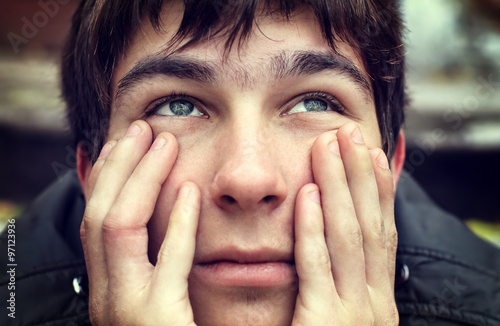 Sad Teenager outdoor