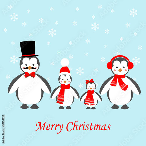 Penguins family icon