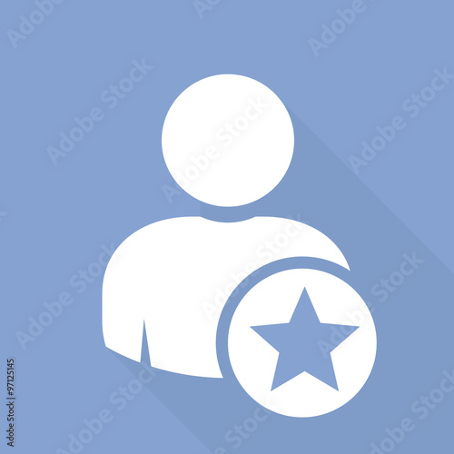 Add user to favourite icon - following an account