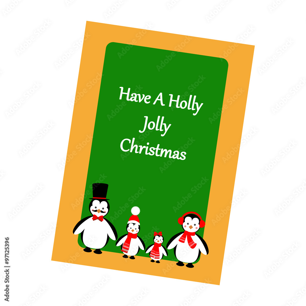 Fototapeta premium Christmas Greeting Card
