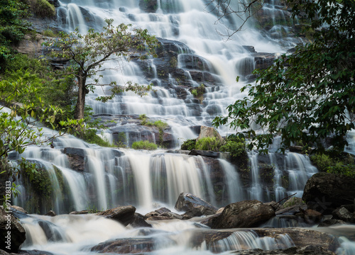 silky smooth waterfall  long exposure