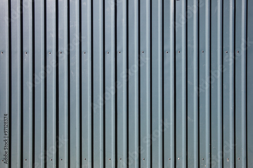 Modern galvanised steel wall abstract background close up