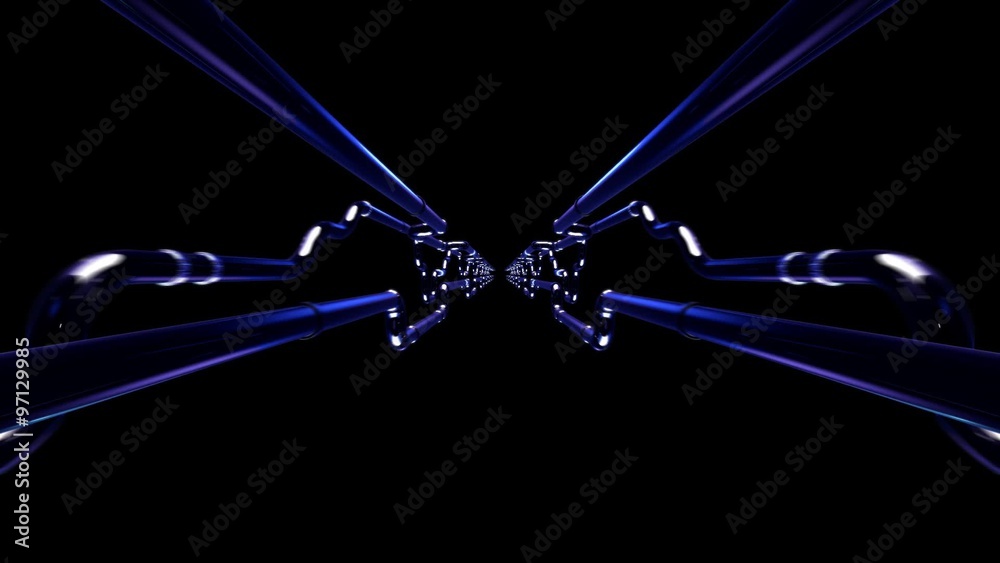 3D PULSATING PIPELINE TUNNEL PATHWAY ANIMATION. TRANSPARENT ALPHA CHANNEL. Documentary time traveling movies background or transition, TV shows, broadcast, intro, news, sci fi or video games projects