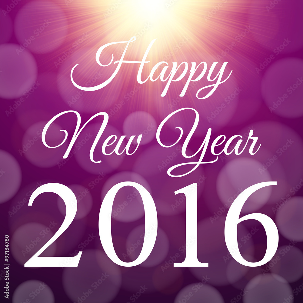 Happy New Year celebration background. Vector illustration