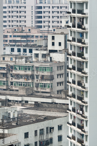Density of living in Chinese urban areas, Haiko, China © tonyv3112