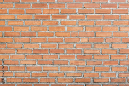 Brick wall horizontal texture pattern for background.