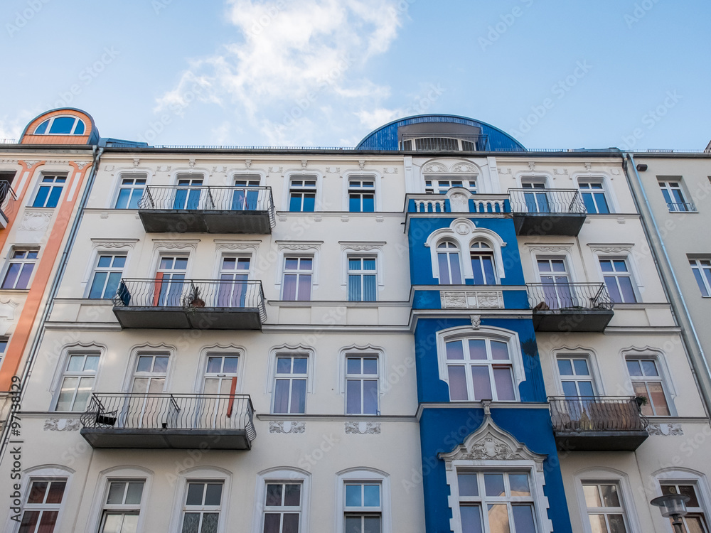 Fototapeta premium house at prenzlauer berg, berlin