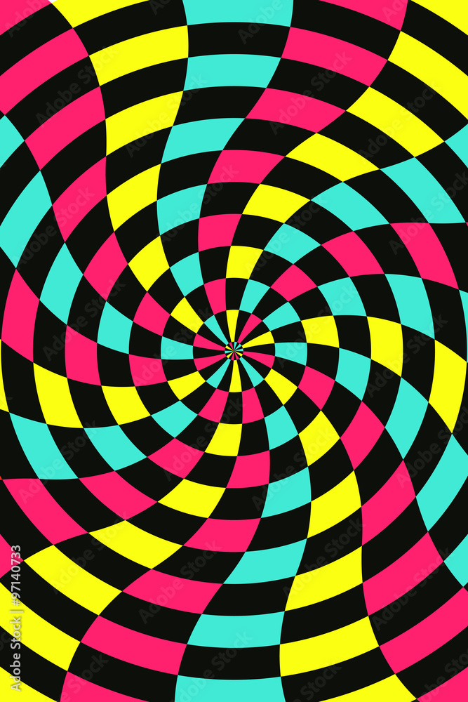 Vector abstract chess background, cmyk concept