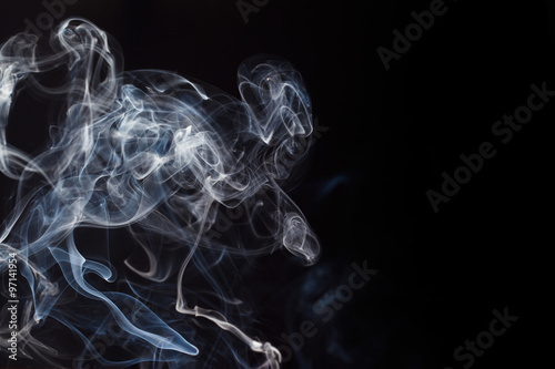 white abstract smoke