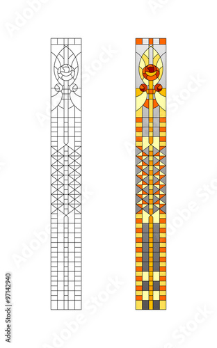 Stained glass window