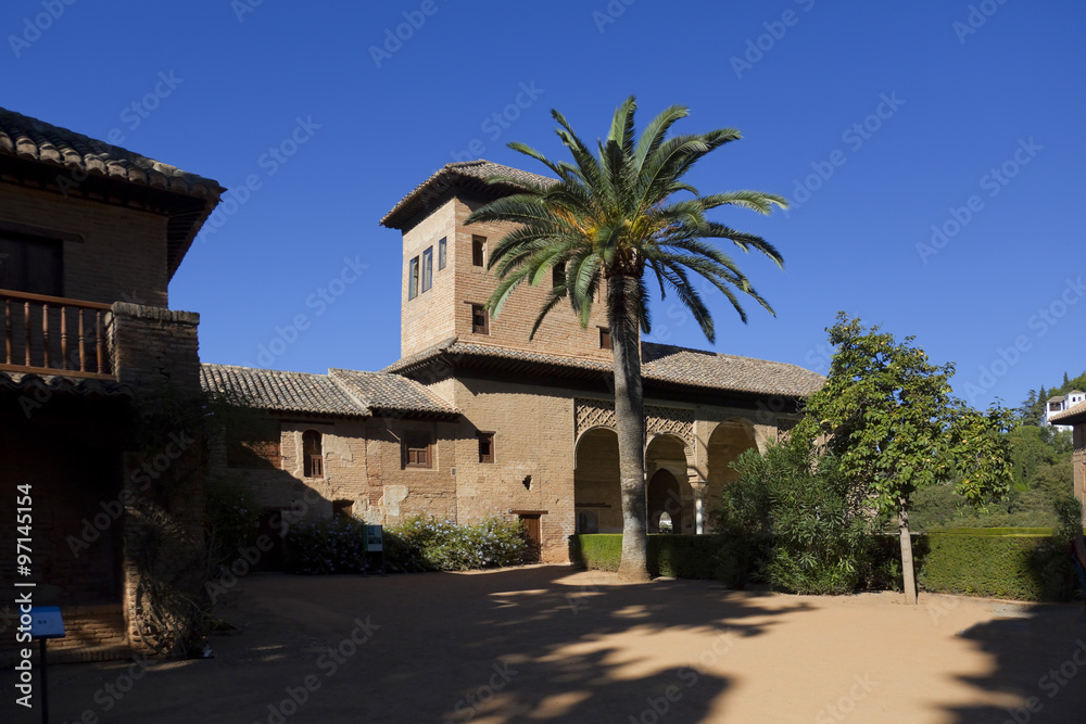 Alhambra, Granada,Generalife, Palastgarten,