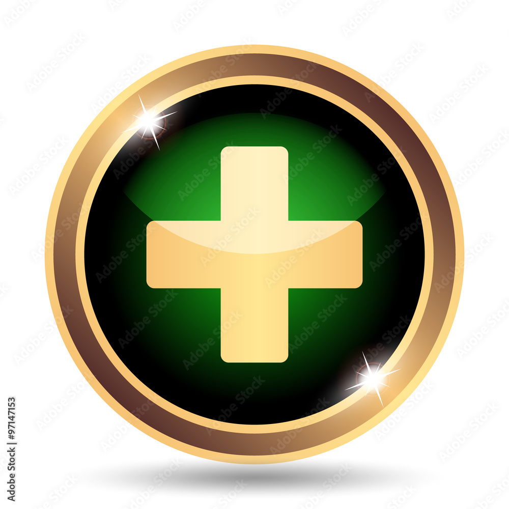 Obraz premium Medical cross icon