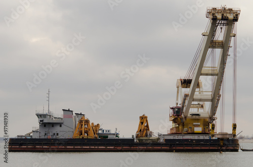 Wallpaper Mural Dredger ship Torontodigital.ca