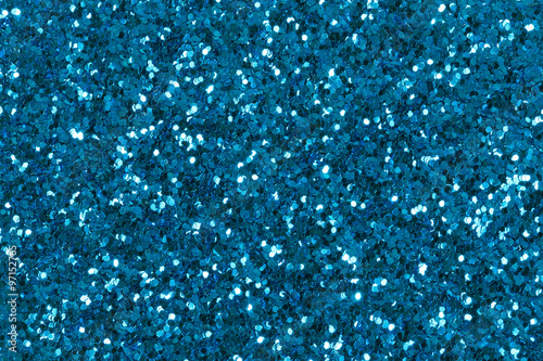Texture from blue glitter.