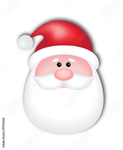 Viso di babbo natale