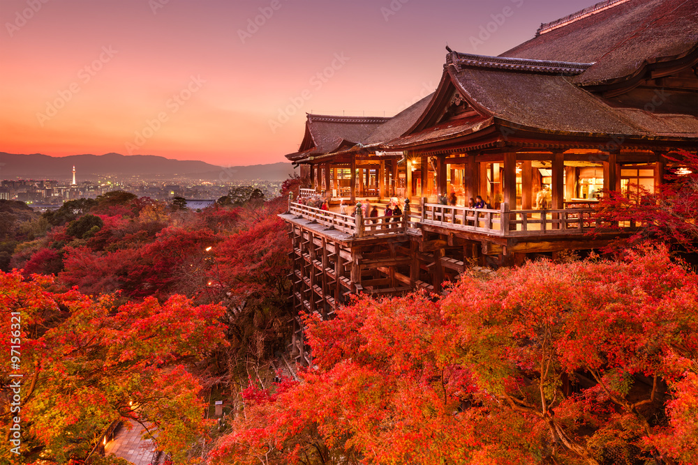 Obraz premium Kiyomizu Temple of Kyoto, Japan
