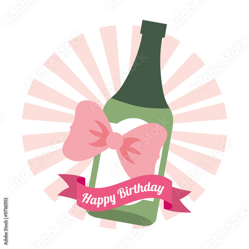 happy birthday card design 