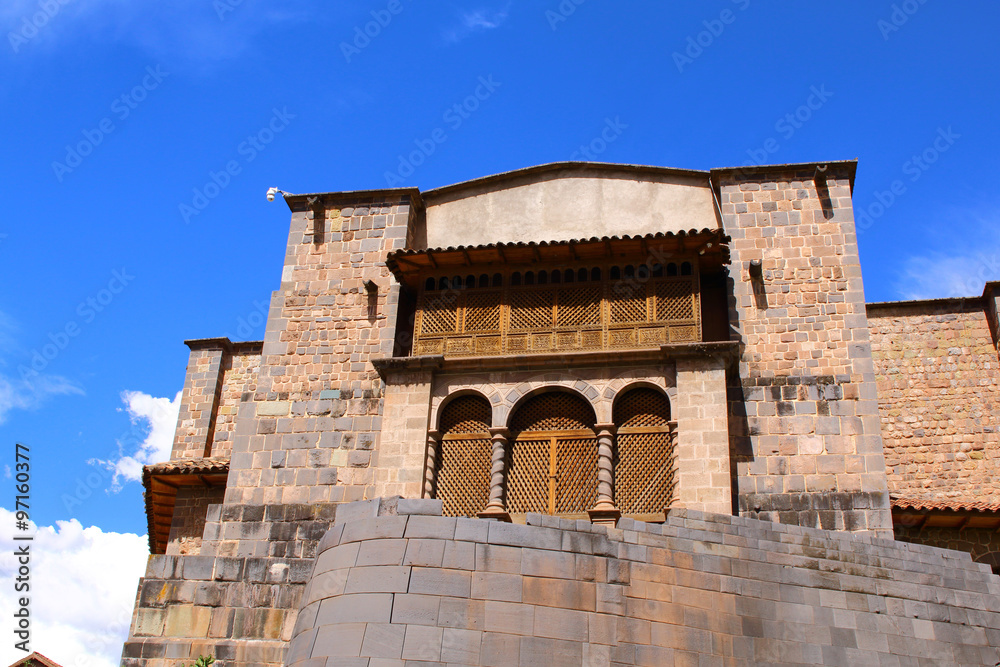 Fototapeta premium Historic Iglesia de la Compania in the Plaza de Armas of Cusco i