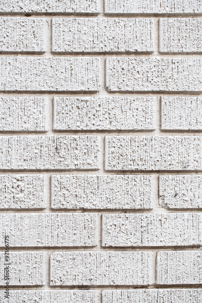 Obraz premium white brick wall texture background